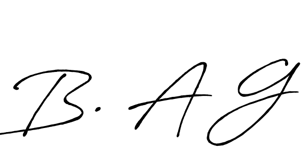 Antro_Vectra_Bolder is a professional signature style that is perfect for those who want to add a touch of class to their signature. It is also a great choice for those who want to make their signature more unique. Get B. A G name to fancy signature for free. B. A G signature style 7 images and pictures png