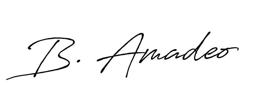 if you are searching for the best signature style for your name B. Amadeo. so please give up your signature search. here we have designed multiple signature styles  using Antro_Vectra_Bolder. B. Amadeo signature style 7 images and pictures png