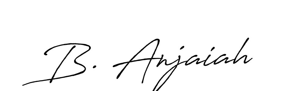 Design your own signature with our free online signature maker. With this signature software, you can create a handwritten (Antro_Vectra_Bolder) signature for name B. Anjaiah. B. Anjaiah signature style 7 images and pictures png