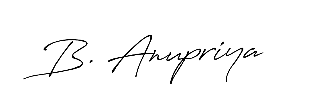 How to Draw B. Anupriya signature style? Antro_Vectra_Bolder is a latest design signature styles for name B. Anupriya. B. Anupriya signature style 7 images and pictures png