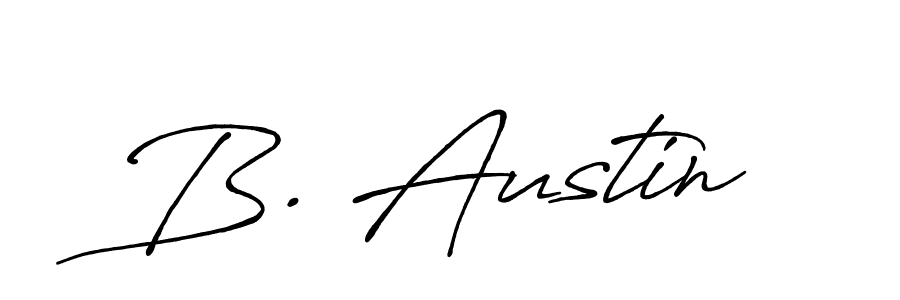 Best and Professional Signature Style for B. Austin. Antro_Vectra_Bolder Best Signature Style Collection. B. Austin signature style 7 images and pictures png