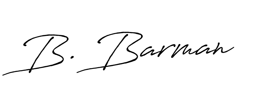 Create a beautiful signature design for name B. Barman. With this signature (Antro_Vectra_Bolder) fonts, you can make a handwritten signature for free. B. Barman signature style 7 images and pictures png