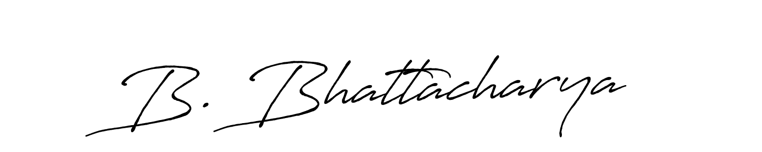 Also we have B. Bhattacharya name is the best signature style. Create professional handwritten signature collection using Antro_Vectra_Bolder autograph style. B. Bhattacharya signature style 7 images and pictures png