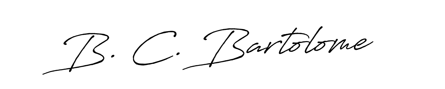 Similarly Antro_Vectra_Bolder is the best handwritten signature design. Signature creator online .You can use it as an online autograph creator for name B. C. Bartolome. B. C. Bartolome signature style 7 images and pictures png