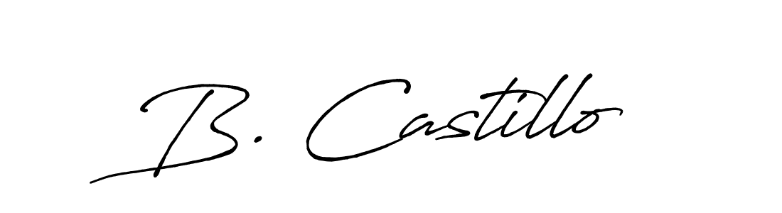 How to make B. Castillo signature? Antro_Vectra_Bolder is a professional autograph style. Create handwritten signature for B. Castillo name. B. Castillo signature style 7 images and pictures png