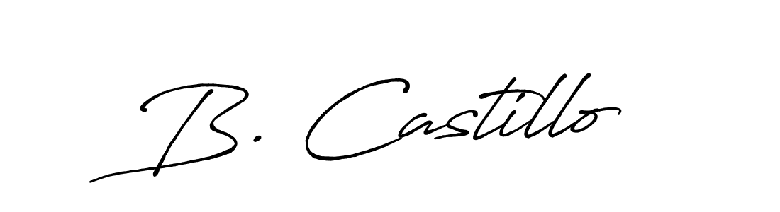 Make a beautiful signature design for name B. Castillo. With this signature (Antro_Vectra_Bolder) style, you can create a handwritten signature for free. B. Castillo signature style 7 images and pictures png