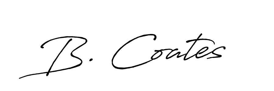 Use a signature maker to create a handwritten signature online. With this signature software, you can design (Antro_Vectra_Bolder) your own signature for name B. Coates. B. Coates signature style 7 images and pictures png