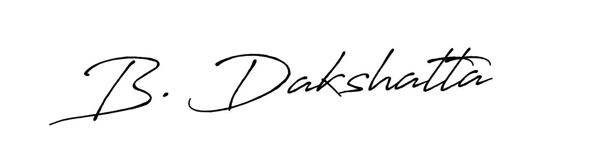 You should practise on your own different ways (Antro_Vectra_Bolder) to write your name (B. Dakshatta) in signature. don't let someone else do it for you. B. Dakshatta signature style 7 images and pictures png