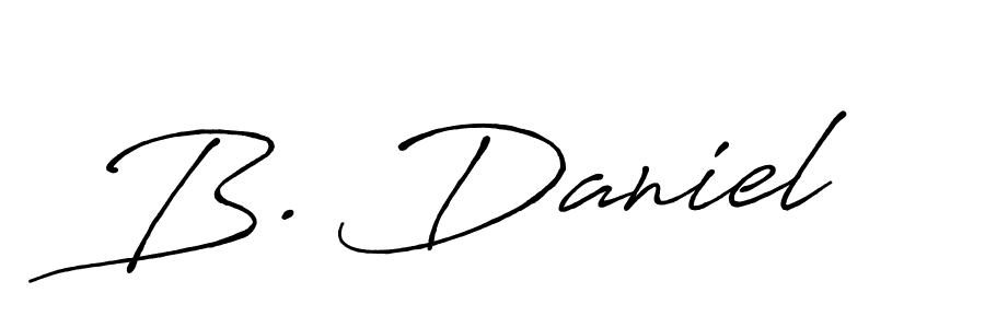 if you are searching for the best signature style for your name B. Daniel. so please give up your signature search. here we have designed multiple signature styles  using Antro_Vectra_Bolder. B. Daniel signature style 7 images and pictures png