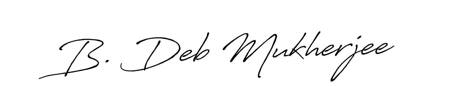 Also we have B. Deb Mukherjee name is the best signature style. Create professional handwritten signature collection using Antro_Vectra_Bolder autograph style. B. Deb Mukherjee signature style 7 images and pictures png