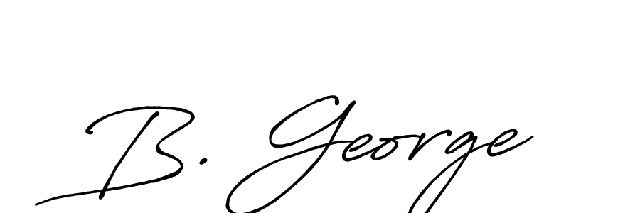 B. George stylish signature style. Best Handwritten Sign (Antro_Vectra_Bolder) for my name. Handwritten Signature Collection Ideas for my name B. George. B. George signature style 7 images and pictures png