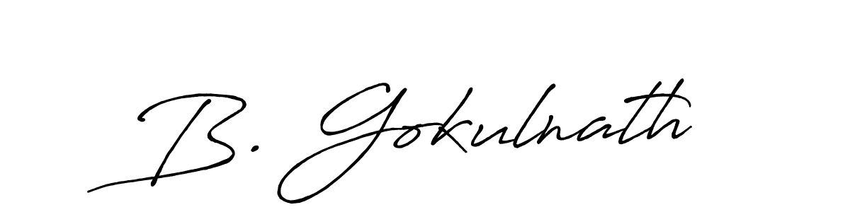 Once you've used our free online signature maker to create your best signature Antro_Vectra_Bolder style, it's time to enjoy all of the benefits that B. Gokulnath name signing documents. B. Gokulnath signature style 7 images and pictures png