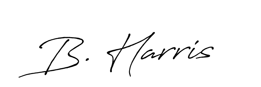 How to make B. Harris signature? Antro_Vectra_Bolder is a professional autograph style. Create handwritten signature for B. Harris name. B. Harris signature style 7 images and pictures png