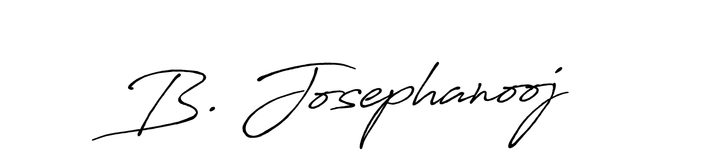 Antro_Vectra_Bolder is a professional signature style that is perfect for those who want to add a touch of class to their signature. It is also a great choice for those who want to make their signature more unique. Get B. Josephanooj name to fancy signature for free. B. Josephanooj signature style 7 images and pictures png