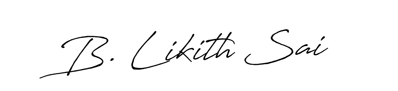 Make a short B. Likith Sai signature style. Manage your documents anywhere anytime using Antro_Vectra_Bolder. Create and add eSignatures, submit forms, share and send files easily. B. Likith Sai signature style 7 images and pictures png