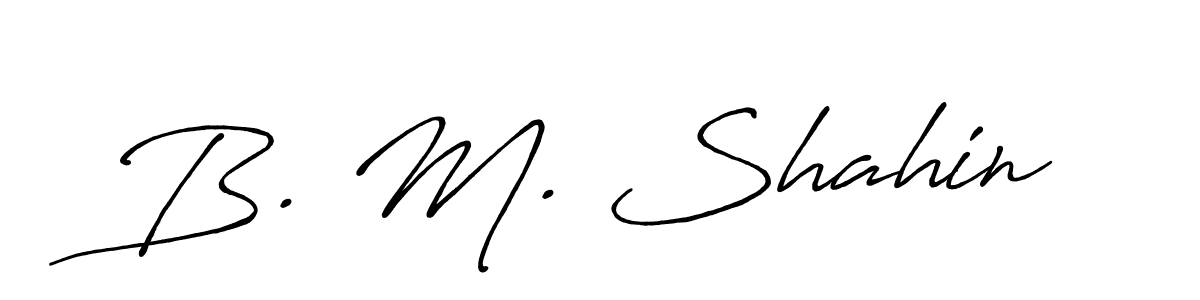 Antro_Vectra_Bolder is a professional signature style that is perfect for those who want to add a touch of class to their signature. It is also a great choice for those who want to make their signature more unique. Get B. M. Shahin name to fancy signature for free. B. M. Shahin signature style 7 images and pictures png