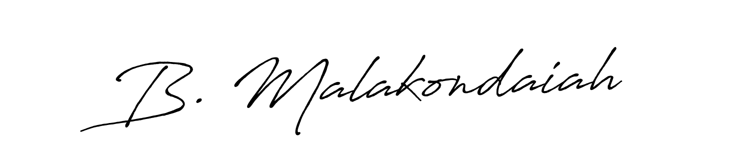 Similarly Antro_Vectra_Bolder is the best handwritten signature design. Signature creator online .You can use it as an online autograph creator for name B. Malakondaiah. B. Malakondaiah signature style 7 images and pictures png