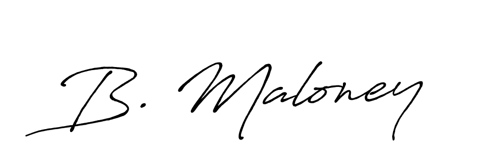 Also You can easily find your signature by using the search form. We will create B. Maloney name handwritten signature images for you free of cost using Antro_Vectra_Bolder sign style. B. Maloney signature style 7 images and pictures png