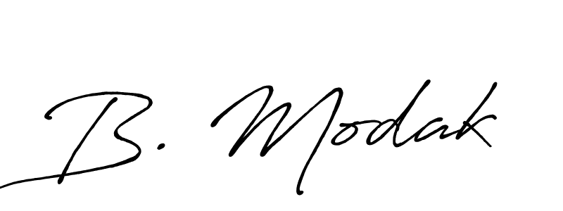 Use a signature maker to create a handwritten signature online. With this signature software, you can design (Antro_Vectra_Bolder) your own signature for name B. Modak. B. Modak signature style 7 images and pictures png