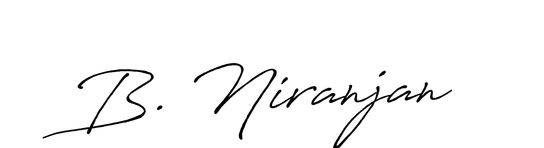 You can use this online signature creator to create a handwritten signature for the name B. Niranjan. This is the best online autograph maker. B. Niranjan signature style 7 images and pictures png