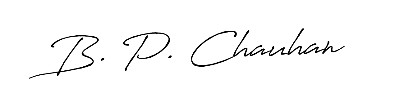 How to make B. P. Chauhan signature? Antro_Vectra_Bolder is a professional autograph style. Create handwritten signature for B. P. Chauhan name. B. P. Chauhan signature style 7 images and pictures png