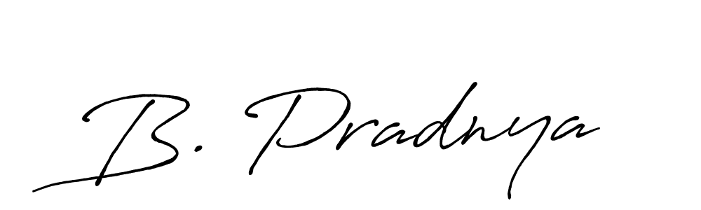 Also You can easily find your signature by using the search form. We will create B. Pradnya name handwritten signature images for you free of cost using Antro_Vectra_Bolder sign style. B. Pradnya signature style 7 images and pictures png