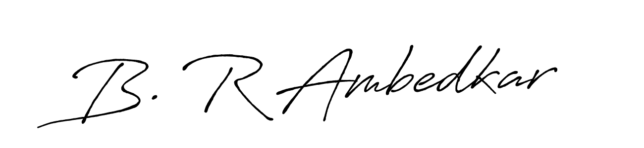 Antro_Vectra_Bolder is a professional signature style that is perfect for those who want to add a touch of class to their signature. It is also a great choice for those who want to make their signature more unique. Get B. R Ambedkar name to fancy signature for free. B. R Ambedkar signature style 7 images and pictures png