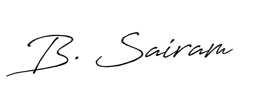 Best and Professional Signature Style for B. Sairam. Antro_Vectra_Bolder Best Signature Style Collection. B. Sairam signature style 7 images and pictures png