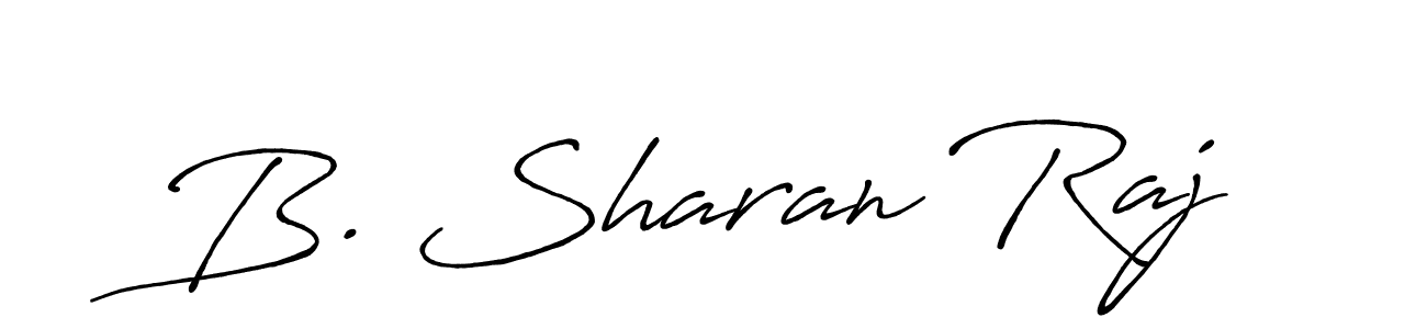Make a beautiful signature design for name B. Sharan Raj. Use this online signature maker to create a handwritten signature for free. B. Sharan Raj signature style 7 images and pictures png
