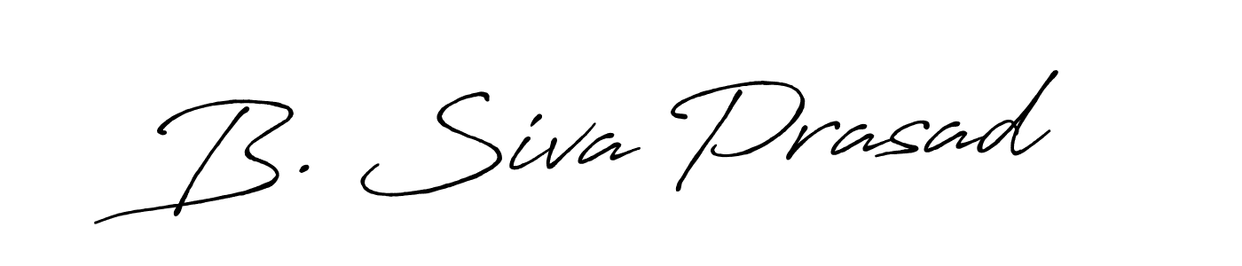 It looks lik you need a new signature style for name B. Siva Prasad. Design unique handwritten (Antro_Vectra_Bolder) signature with our free signature maker in just a few clicks. B. Siva Prasad signature style 7 images and pictures png