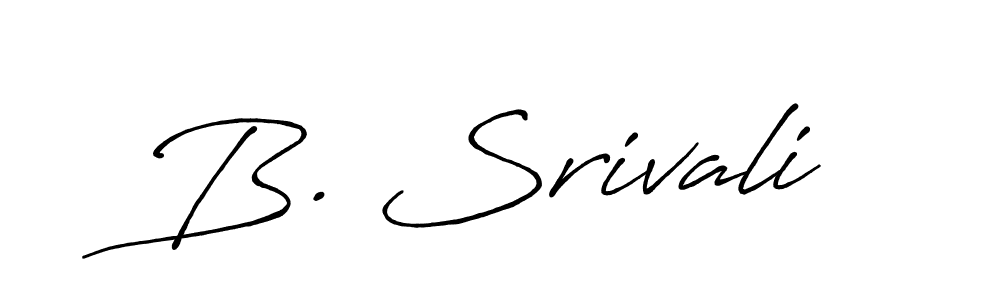 Once you've used our free online signature maker to create your best signature Antro_Vectra_Bolder style, it's time to enjoy all of the benefits that B. Srivali name signing documents. B. Srivali signature style 7 images and pictures png