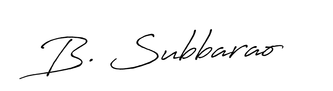 Similarly Antro_Vectra_Bolder is the best handwritten signature design. Signature creator online .You can use it as an online autograph creator for name B. Subbarao. B. Subbarao signature style 7 images and pictures png