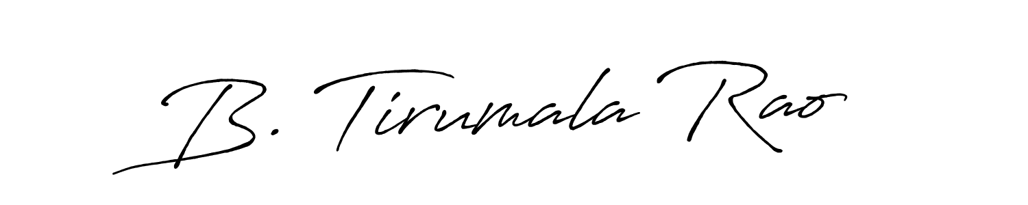 How to make B. Tirumala Rao signature? Antro_Vectra_Bolder is a professional autograph style. Create handwritten signature for B. Tirumala Rao name. B. Tirumala Rao signature style 7 images and pictures png