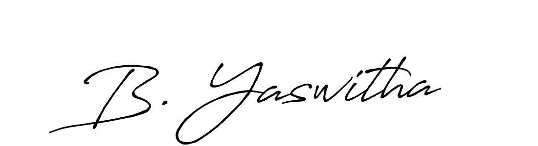 This is the best signature style for the B. Yaswitha name. Also you like these signature font (Antro_Vectra_Bolder). Mix name signature. B. Yaswitha signature style 7 images and pictures png