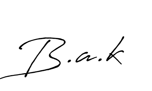 Antro_Vectra_Bolder is a professional signature style that is perfect for those who want to add a touch of class to their signature. It is also a great choice for those who want to make their signature more unique. Get B.a.k name to fancy signature for free. B.a.k signature style 7 images and pictures png