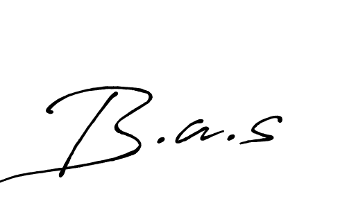 B.a.s stylish signature style. Best Handwritten Sign (Antro_Vectra_Bolder) for my name. Handwritten Signature Collection Ideas for my name B.a.s. B.a.s signature style 7 images and pictures png