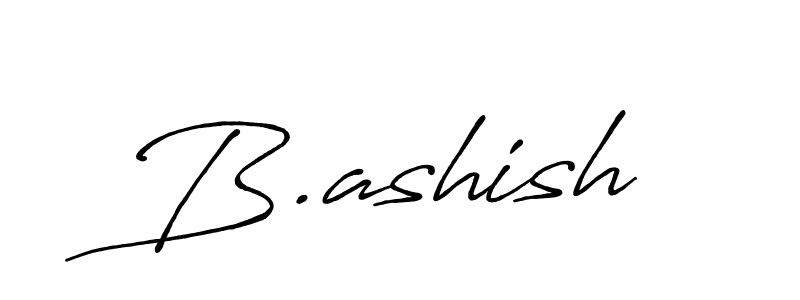 B.ashish stylish signature style. Best Handwritten Sign (Antro_Vectra_Bolder) for my name. Handwritten Signature Collection Ideas for my name B.ashish. B.ashish signature style 7 images and pictures png