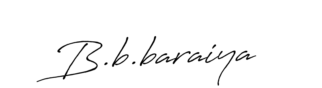 Also we have B.b.baraiya name is the best signature style. Create professional handwritten signature collection using Antro_Vectra_Bolder autograph style. B.b.baraiya signature style 7 images and pictures png