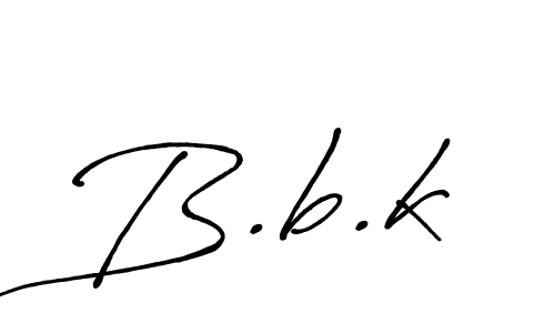 How to make B.b.k name signature. Use Antro_Vectra_Bolder style for creating short signs online. This is the latest handwritten sign. B.b.k signature style 7 images and pictures png