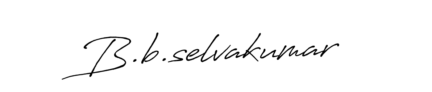 This is the best signature style for the B.b.selvakumar name. Also you like these signature font (Antro_Vectra_Bolder). Mix name signature. B.b.selvakumar signature style 7 images and pictures png