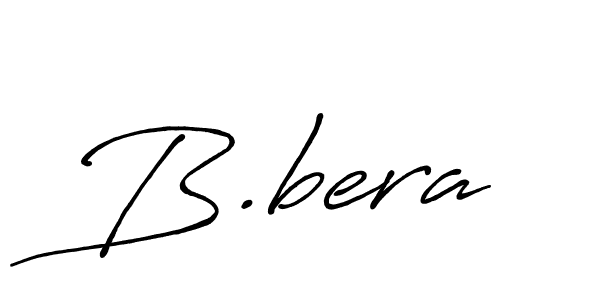 B.bera stylish signature style. Best Handwritten Sign (Antro_Vectra_Bolder) for my name. Handwritten Signature Collection Ideas for my name B.bera. B.bera signature style 7 images and pictures png