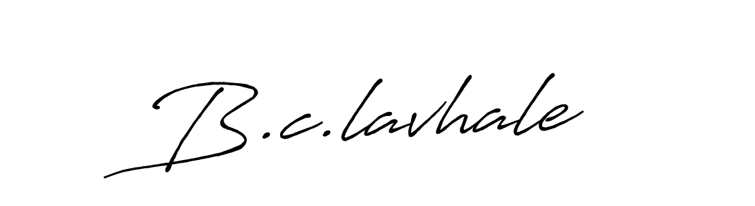 How to make B.c.lavhale signature? Antro_Vectra_Bolder is a professional autograph style. Create handwritten signature for B.c.lavhale name. B.c.lavhale signature style 7 images and pictures png