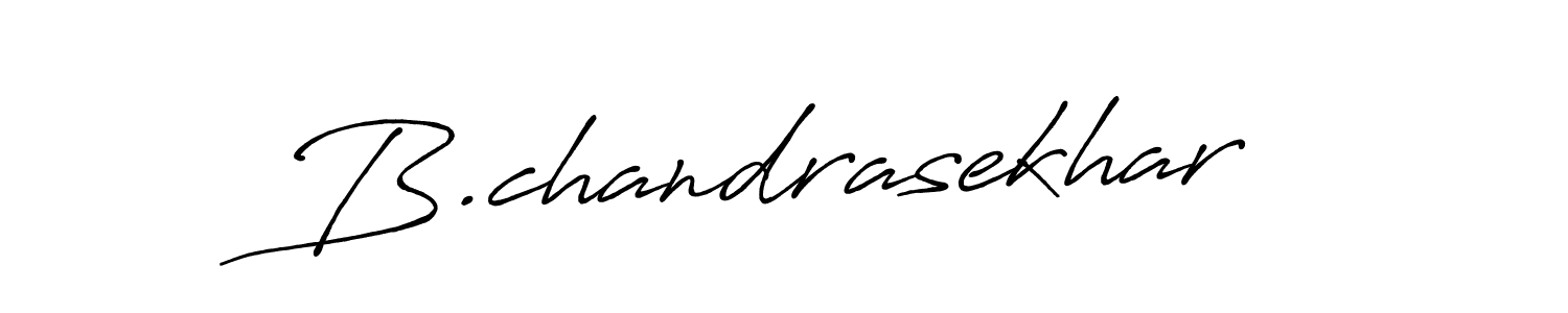 How to make B.chandrasekhar name signature. Use Antro_Vectra_Bolder style for creating short signs online. This is the latest handwritten sign. B.chandrasekhar signature style 7 images and pictures png