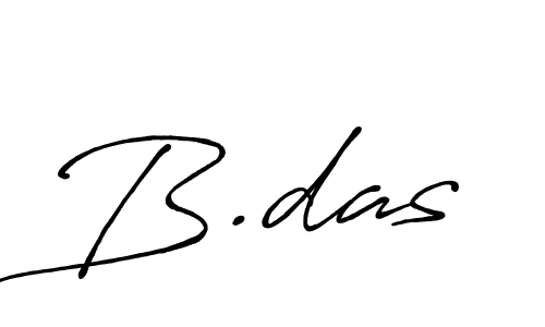Use a signature maker to create a handwritten signature online. With this signature software, you can design (Antro_Vectra_Bolder) your own signature for name B.das. B.das signature style 7 images and pictures png