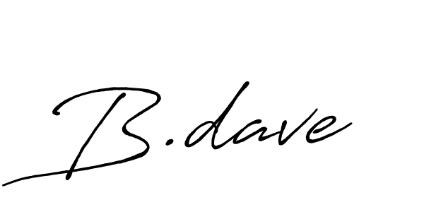 How to make B.dave name signature. Use Antro_Vectra_Bolder style for creating short signs online. This is the latest handwritten sign. B.dave signature style 7 images and pictures png