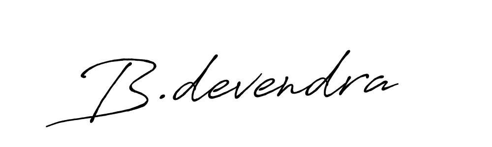 B.devendra stylish signature style. Best Handwritten Sign (Antro_Vectra_Bolder) for my name. Handwritten Signature Collection Ideas for my name B.devendra. B.devendra signature style 7 images and pictures png