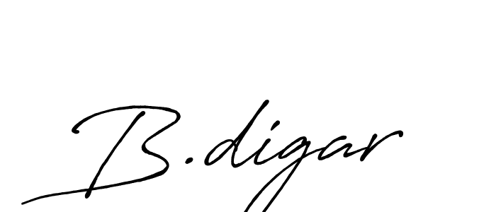 Similarly Antro_Vectra_Bolder is the best handwritten signature design. Signature creator online .You can use it as an online autograph creator for name B.digar. B.digar signature style 7 images and pictures png