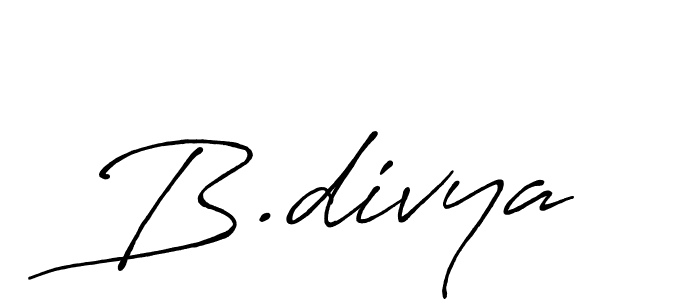 Once you've used our free online signature maker to create your best signature Antro_Vectra_Bolder style, it's time to enjoy all of the benefits that B.divya name signing documents. B.divya signature style 7 images and pictures png