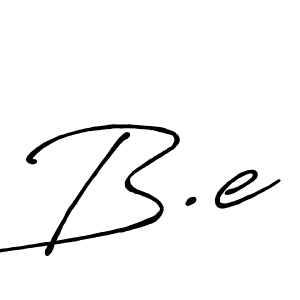 How to Draw B.e signature style? Antro_Vectra_Bolder is a latest design signature styles for name B.e. B.e signature style 7 images and pictures png