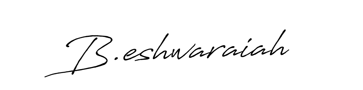 It looks lik you need a new signature style for name B.eshwaraiah. Design unique handwritten (Antro_Vectra_Bolder) signature with our free signature maker in just a few clicks. B.eshwaraiah signature style 7 images and pictures png